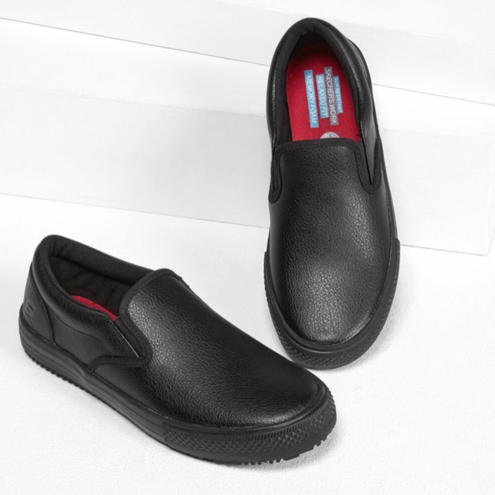 Slip Resistant Oil Resistant Memory Foam Non Slip Work Slip Ons